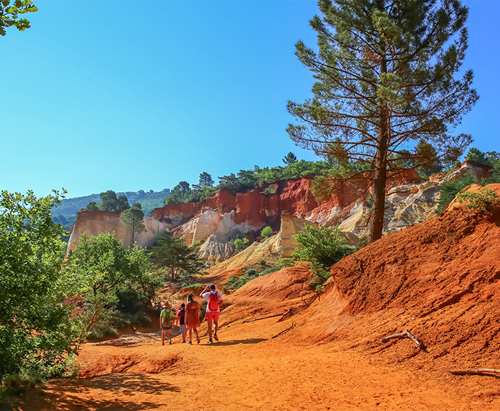 visiter le parc luberon a pied