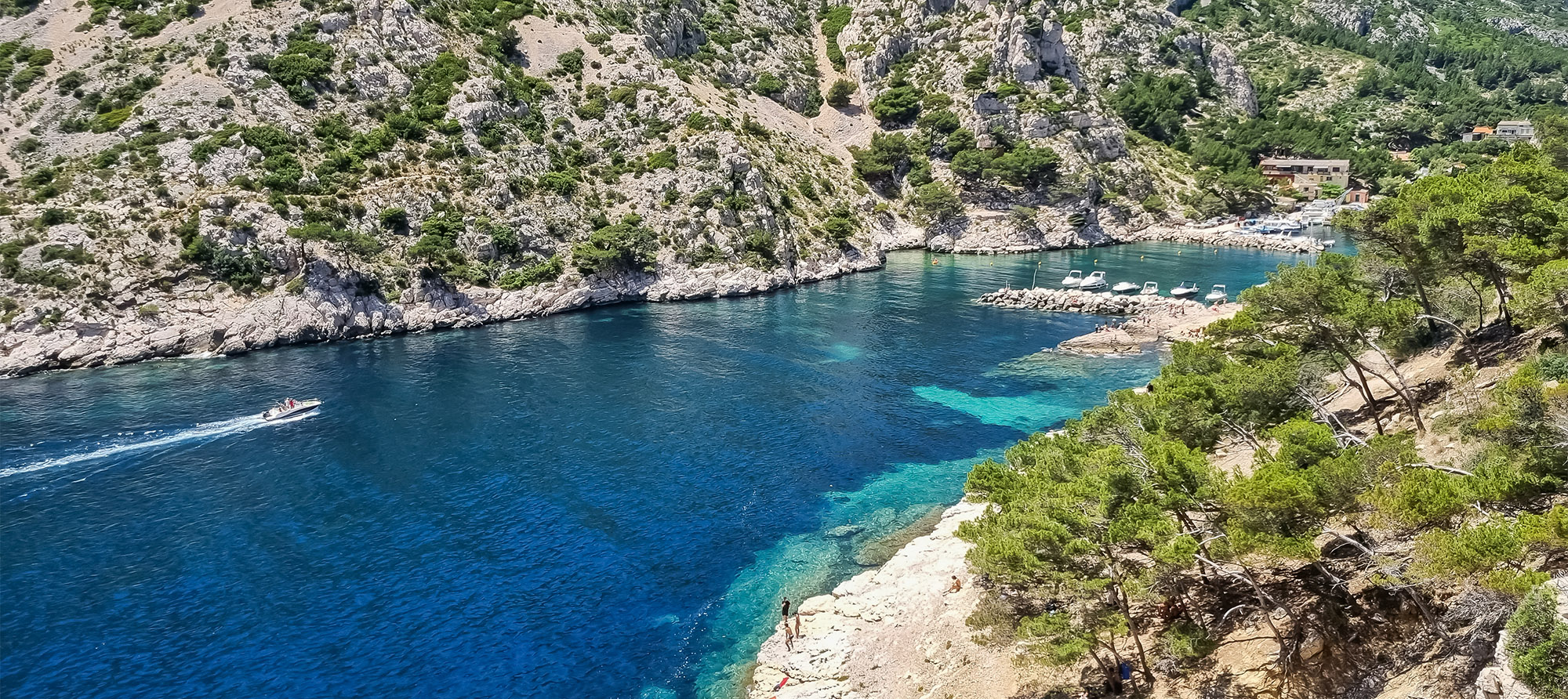 escarpements rocheux des calanques