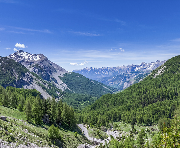 panorama col de la cayolle