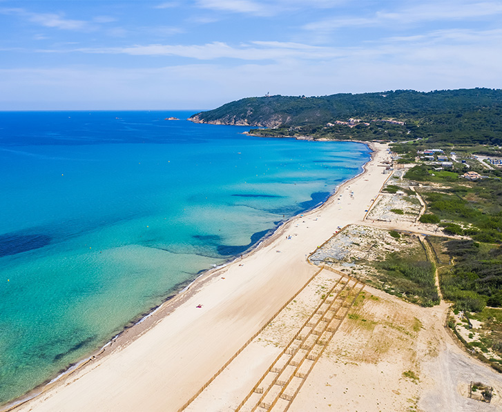 bronzer sur les plages de ramatuelle et gassin