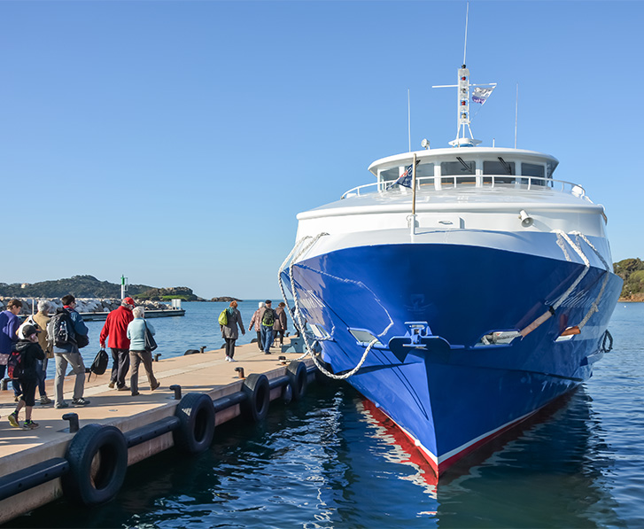 prendre le ferry jusqu a porquerolles